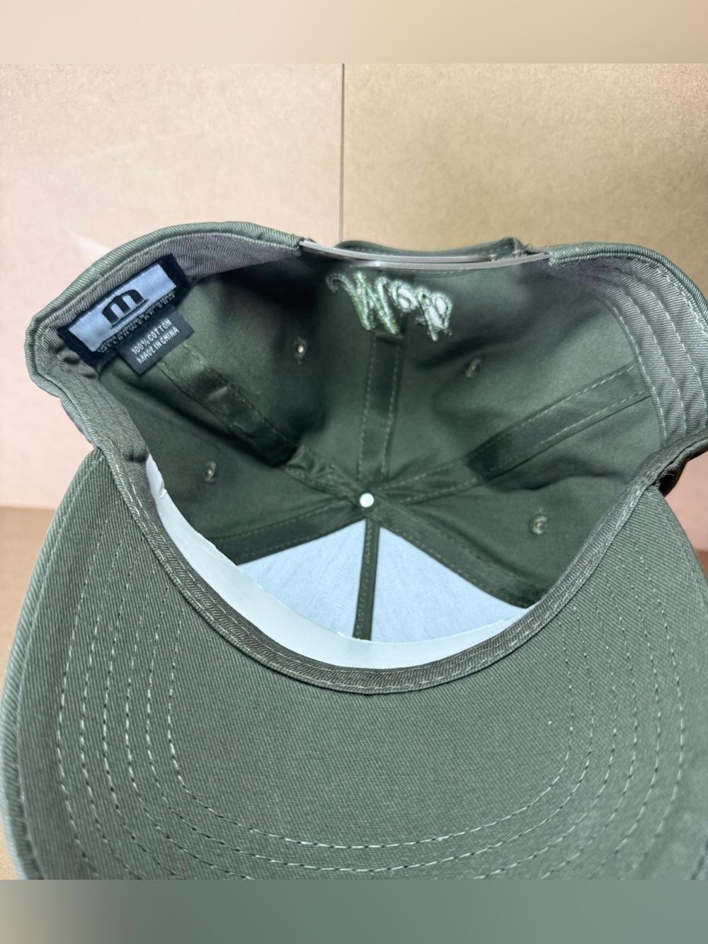 NY Mets Stadium Giveaway Military Appreciation Camo Green Snapback Hat NWT - Picture 4 of 5